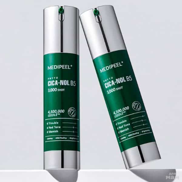 Микроиглы в корейской косметике MEDIPEEL Phyto Cica-Nol B5 3000 Shot Serum 2
