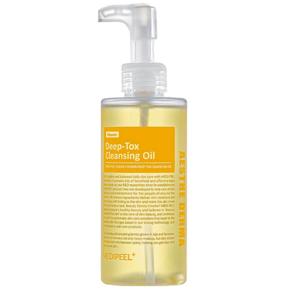 Гидрофильное масло с витаминным комплексом MEDIPEEL Vegan Vitamin Deep-Tox Cleansing Oil Гидрофильное масло с витаминным комплексом MEDIPEEL Vegan Vitamin Deep-Tox Cleansing Oil