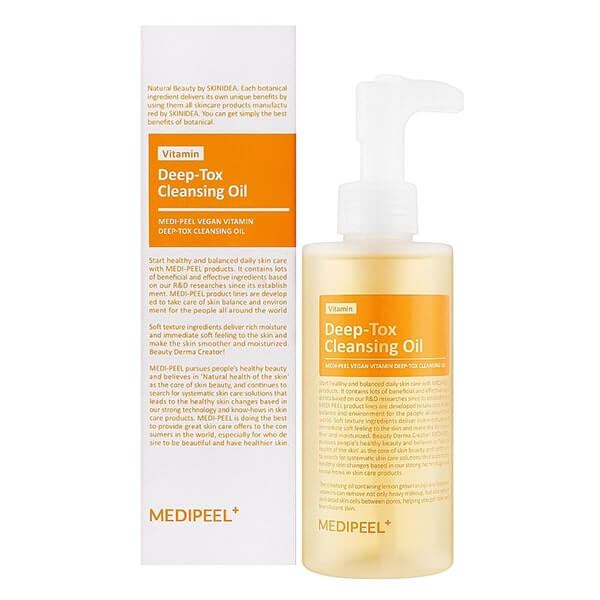 Гидрофильное масло с витаминным комплексом MEDIPEEL Vegan Vitamin Deep-Tox Cleansing Oil MEDIPEEL Vegan Vitamin Deep-Tox Cleansing Oil 3