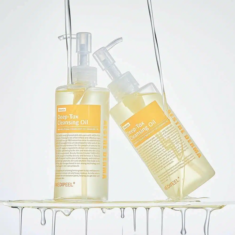 Гидрофильное масло с витаминным комплексом MEDIPEEL Vegan Vitamin Deep-Tox Cleansing Oil MEDIPEEL Vegan Vitamin Deep-Tox Cleansing Oil 2