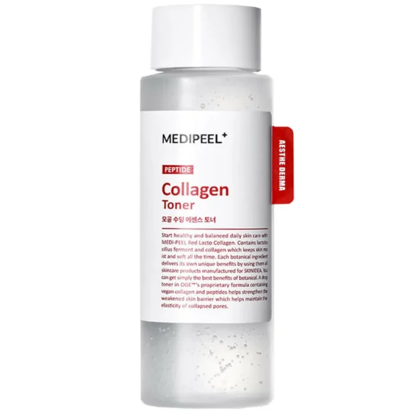 Успокаивающий тонер с коллагеном и лактобактериями MEDIPEEL Red Lacto Collagen Soothing Essence Toner