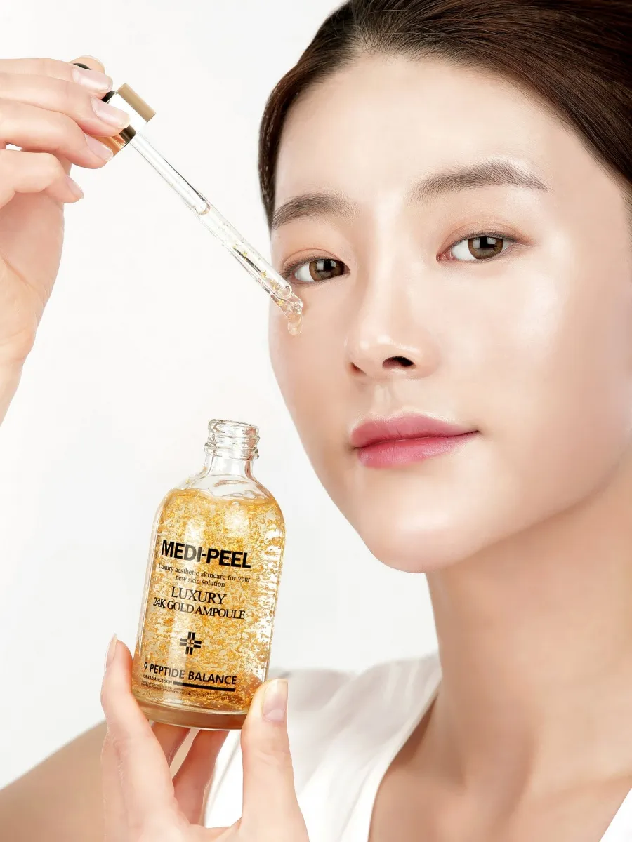 Ампульная сыворотка с золотом 24К для эластичности кожи MediPeel Luxury 24K Gold Ampoule MediPeel Luxury 24K Gold Ampoule 2