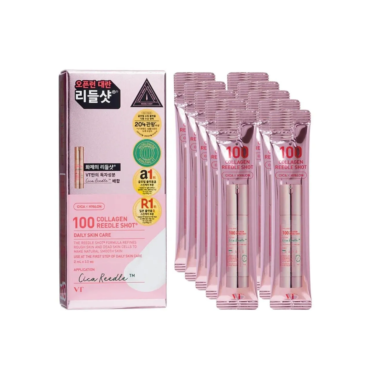 Бустер-сыворотка с микроиглами и коллагеном VT Cosmetics Collagen Reedle Shot 100 VT Cosmetics Collagen Reedle Shot 100 7