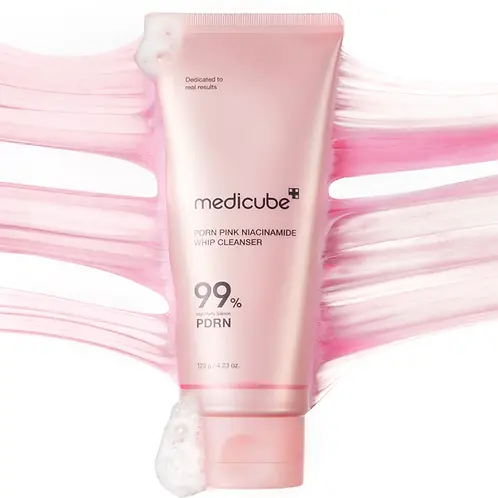 Пенка для умывания с ПДРН для глубокого очищения пор Medicube PDRN Pink Niacinamide Whip Cleanser Medicube PDRN Pink Niacinamide Whip Cleanser 8