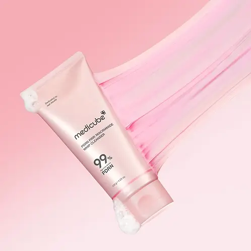 Пенка для умывания с ПДРН для глубокого очищения пор Medicube PDRN Pink Niacinamide Whip Cleanser Medicube PDRN Pink Niacinamide Whip Cleanser 9