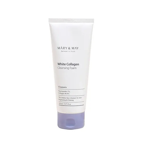 Пенка для умывания с коллагеном Mary&May White Collagen Cleansing Foam