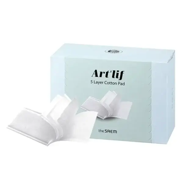 Пэды для лица хлопковые 5-слойные The Saem Art'Lif 5 Layer Cotton Pad