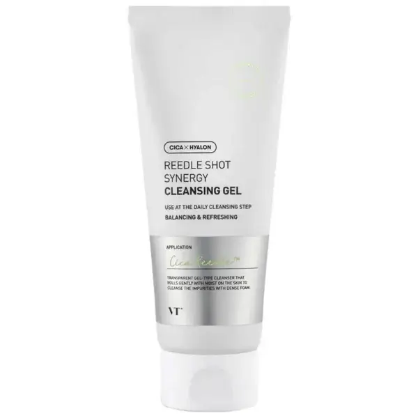 Успокаивающий гель для умывания с центеллой VT Cosmetics Reedle Shot Synergy Cleansing Gel