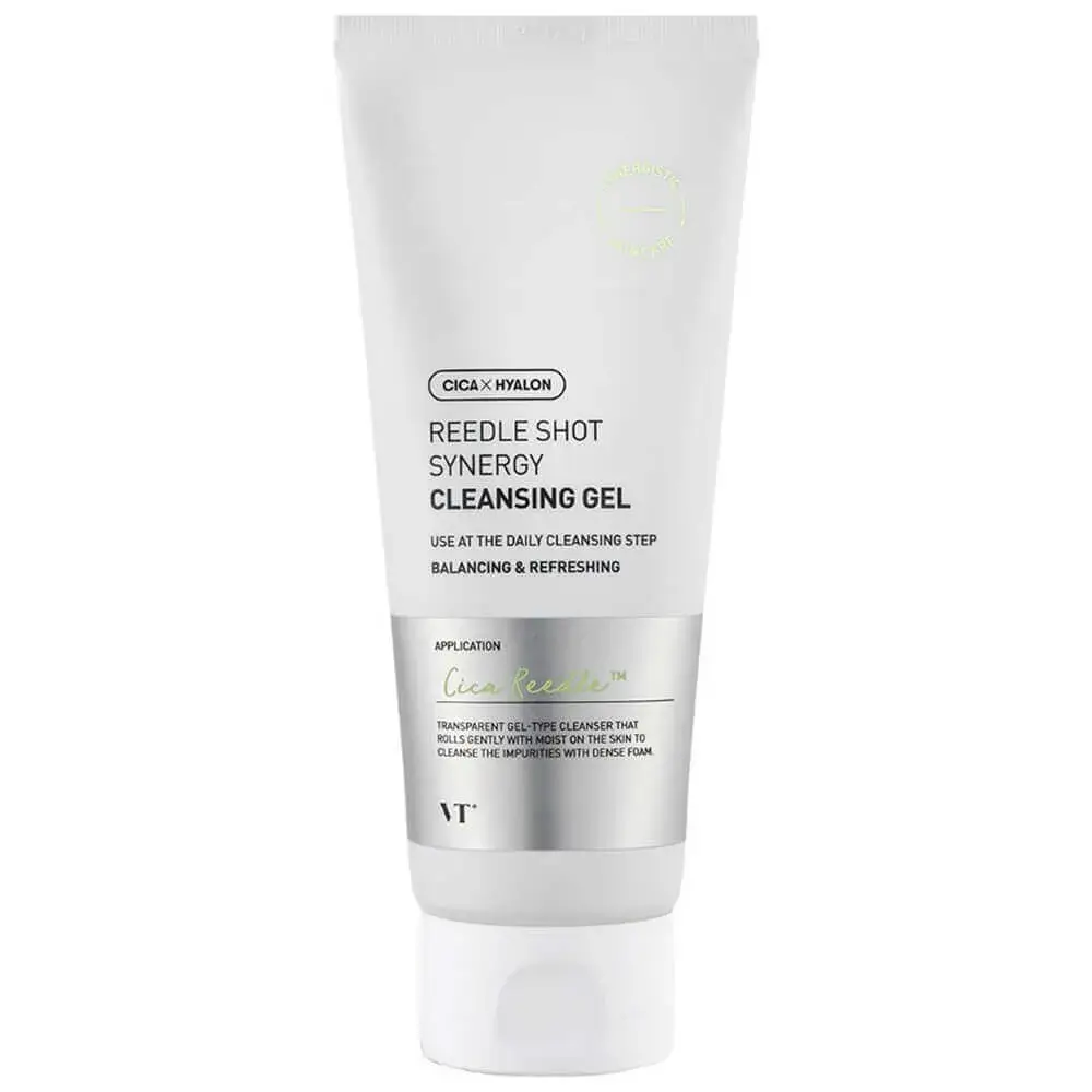 Успокаивающий гель для умывания с центеллой VT Cosmetics Reedle Shot Synergy Cleansing Gel Успокаивающий гель для умывания с центеллой VT Cosmetics Reedle Shot Synergy Cleansing Gel