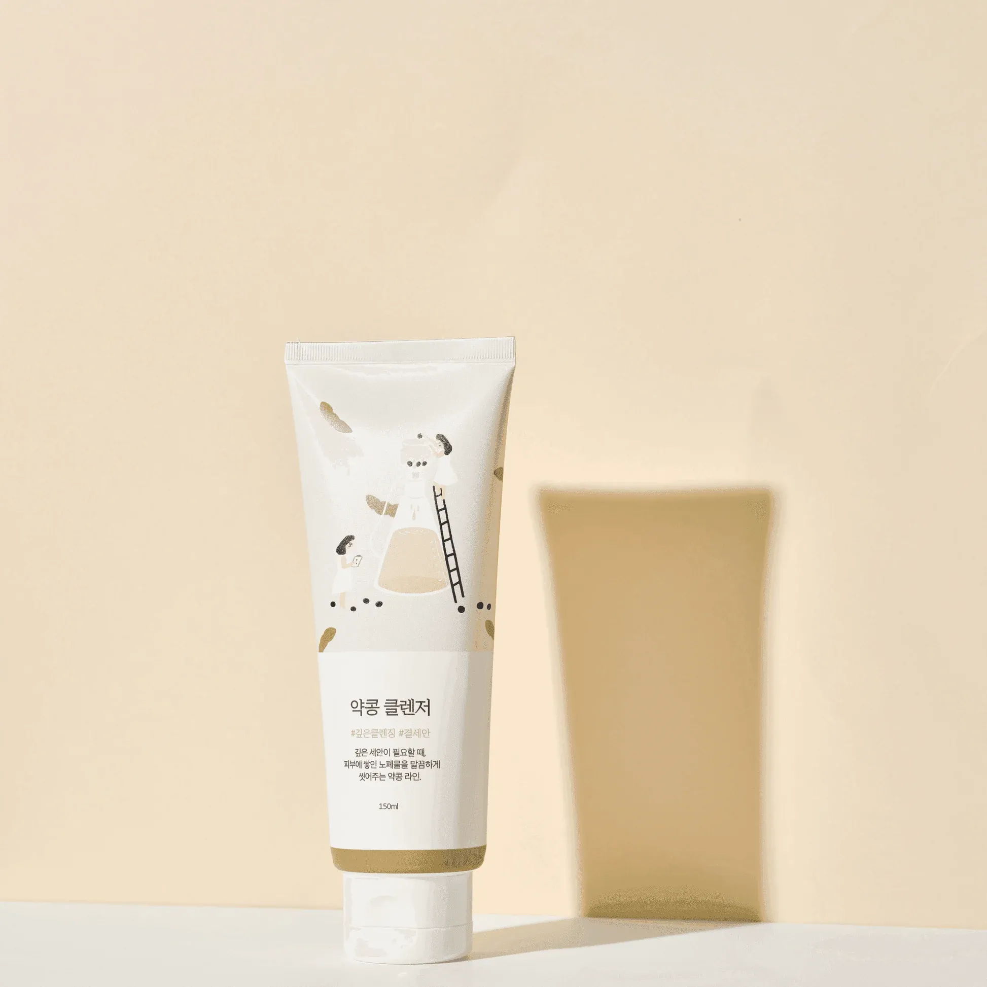 Антивозрастная мягкая пенка-гоммаж для умывания с соей Round Lab Soybean Cleanser Round Lab Soybean Cleanser 4