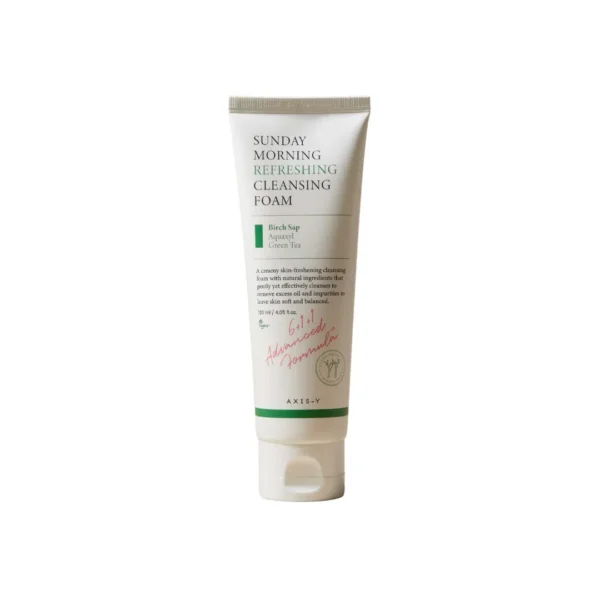 Успокаивающая пенка для умывания AXIS-Y Sunday Morning Refreshing Cleansing Foam
