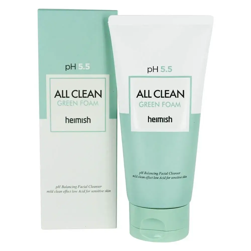 Слабокислотный гель для умывания для чувствительной кожи Heimish pH 5.5 All Clean Green Foam Heimish pH 5.5 All Clean Green Foam 4