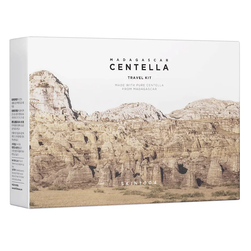 Дорожный набор миниатюр с центеллой азиатской SKIN1004 Madagascar Centella Travel Kit Дорожный набор миниатюр с центеллой азиатской SKIN1004 Madagascar Centella Travel Kit