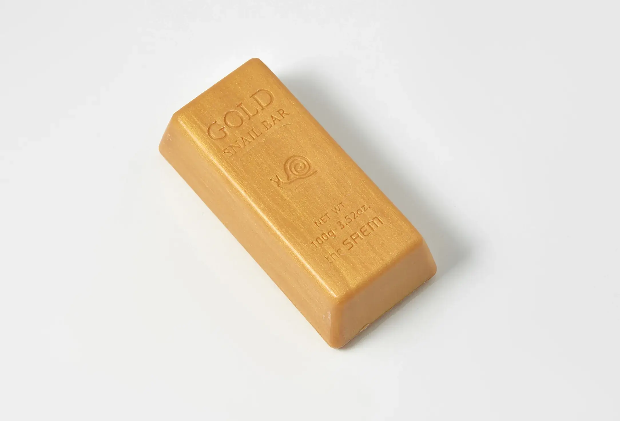 Премиальное мыло-слиток с золотом и муцином улитки The Saem Gold Snail Bar The Saem Gold Snail Bar 3