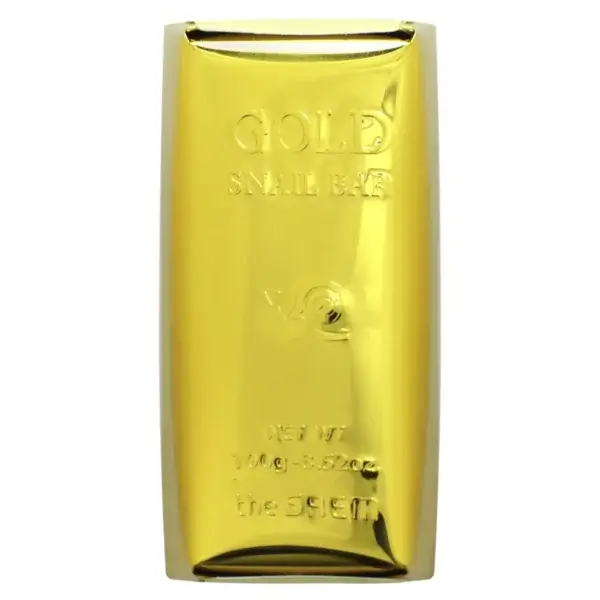 Премиальное мыло-слиток с золотом и муцином улитки The Saem Gold Snail Bar