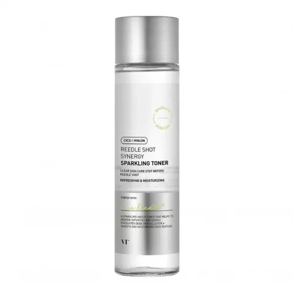 Тонер с микроиглами и газированной водой VT Cosmetics Reedle Shot Synergy Sparkling Toner