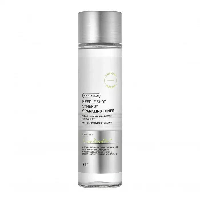 Тонер с микроиглами и газированной водой VT Cosmetics Reedle Shot Synergy Sparkling Toner Тонер с микроиглами и газированной водой VT Cosmetics Reedle Shot Synergy Sparkling Toner