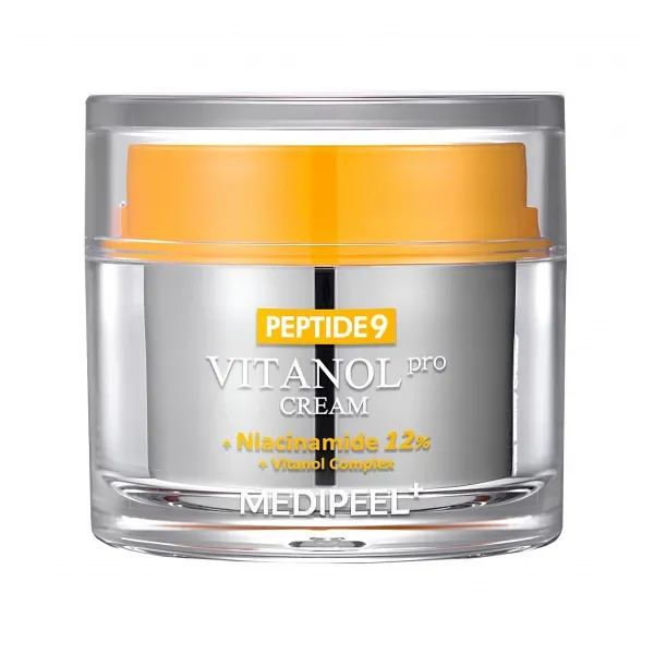 Лифтинг-крем с пептидами и ниацинамидом для сияния кожи MEDIPEEL Peptide 9 Vitanol PRO Cream