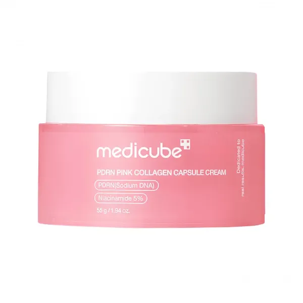 Омолаживающий капсульный крем с ПДРН и пептидами medicube PDRN Pink Collagen Capsule Cream