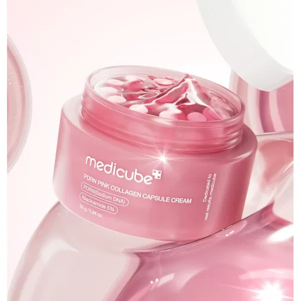 Омолаживающий капсульный крем с ПДРН и пептидами medicube PDRN Pink Collagen Capsule Cream medicube PDRN Pink Collagen Capsule Cream 4