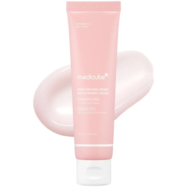 Омолаживающий крем с ПДРН, пептидами и гиалуроновой кислотой medicube PDRN Pink Hyaluronic Moisturizing Cream