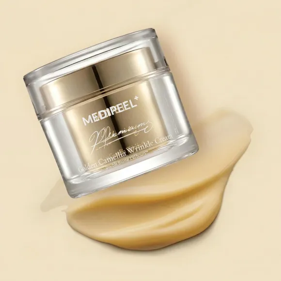Премиальный омолаживающий крем с экстрактом камелии и золотом MEDIPEEL Premium Golden Camellia Wrinkle Cream MEDIPEEL Premium Golden Camellia Wrinkle Cream 3