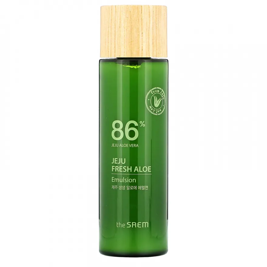 Эмульсия для лица увлажняющая с алоэ The Saem Jeju Fresh Aloe Emulsion Эмульсия для лица увлажняющая с алоэ The Saem Jeju Fresh Aloe Emulsion
