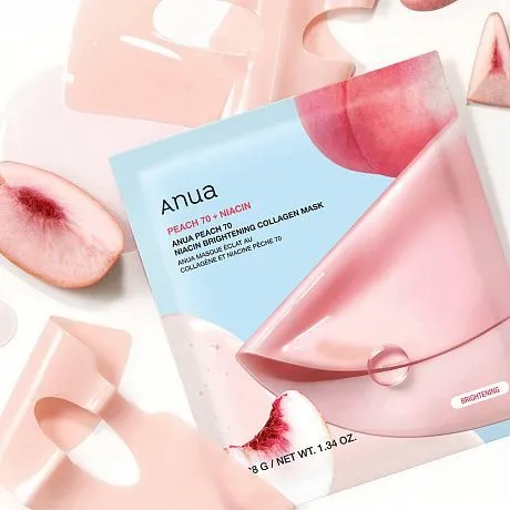 Anua Peach 70 Niacin Brightening Collagen Mask 2