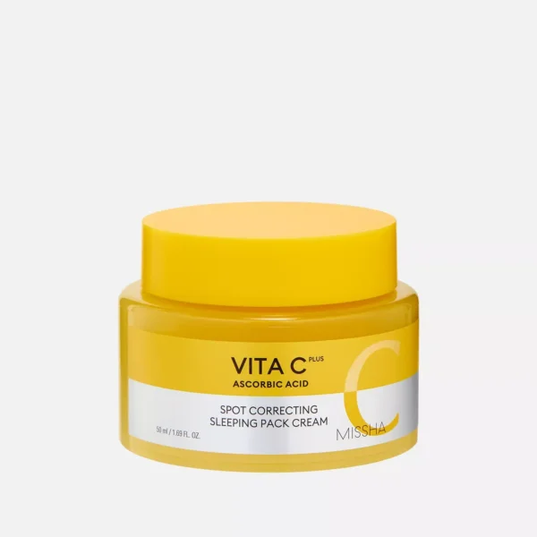 Осветляющий ночной крем от несовершенств с витамином С Missha Vita C Spot Correcting Sleeping Pack Cream