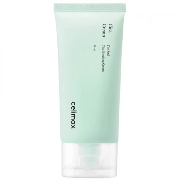 Успокаивающий легкий крем с экстрактом центеллы Celimax The Real Cica Soothing Cream
