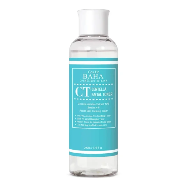 Тоник для чувствительной кожи с центеллой 92% Cos De Baha CT Centella Facial Toner