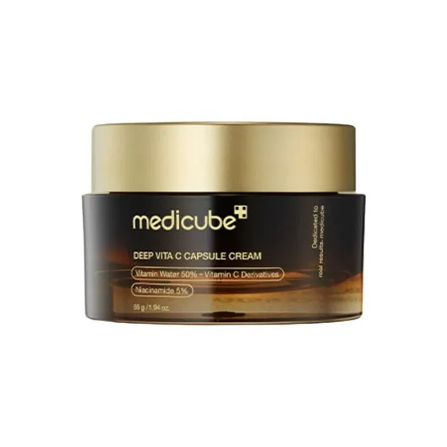 Осветляющий капсульный крем с витамином С medicube Deep Vita C Capsule Cream Осветляющий капсульный крем с витамином С medicube Deep Vita C Capsule Cream