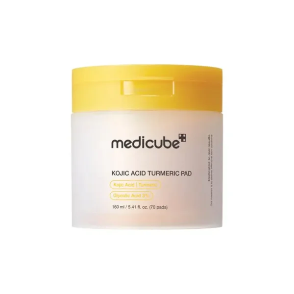 Отшелушивающие пилинг-пэды с койевой кислотой medicube Kojic Acid Turmeric Pad