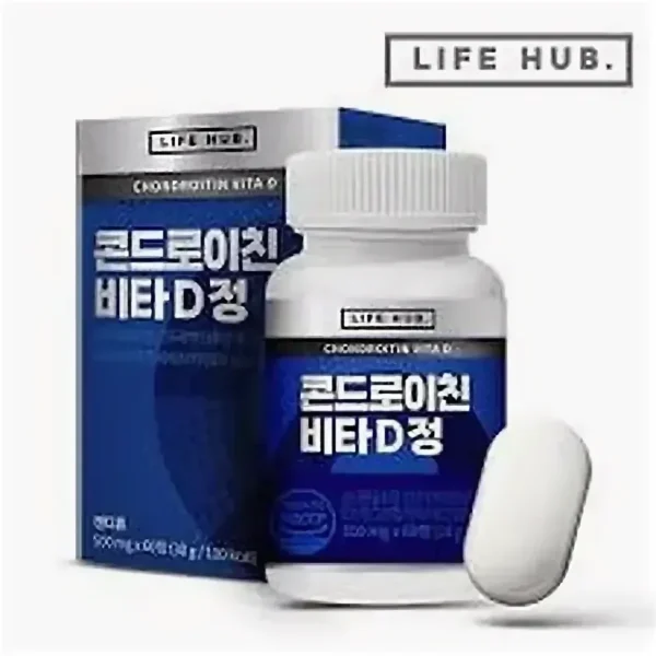 Максимальная защита суставов и костей с хондроитином и витамином D LIFE HUB Chondroitin Vita D Tablets