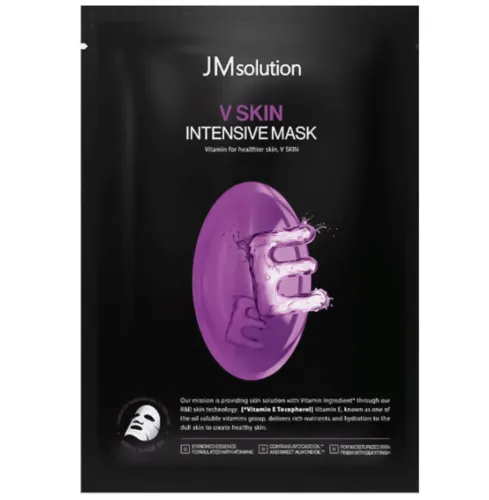 Питательная тканевая маска с витамином Е для сухой кожи JMsolution V Skin Intensive Mask