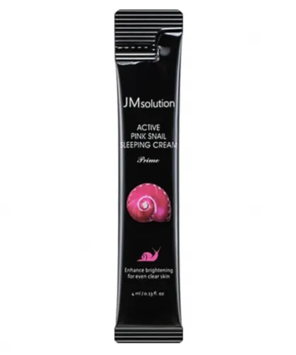 Антивозрастная ночная маска с муцином улитки JMsolution Active Pink Snail Sleeping Cream Prime