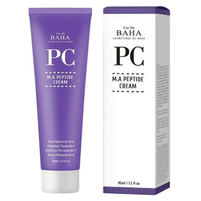 Антивозрастной крем с пептидами Cos De Baha Peptide Cream Matrixyl 3000&Argireline Cos De Baha Peptide Cream Matrixyl 3000&Argireline 3