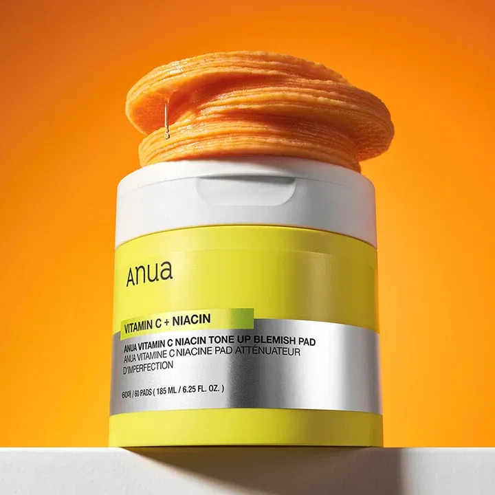 Пэды для выравнивания тона с витамином С и ниацинамидом Anua Vitamin C Niacin Tone Up Blemish Anua Vitamin C Niacin Tone Up Blemish 7