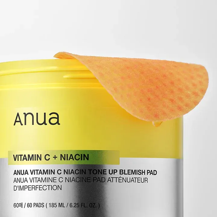 Пэды для выравнивания тона с витамином С и ниацинамидом Anua Vitamin C Niacin Tone Up Blemish Anua Vitamin C Niacin Tone Up Blemish 5