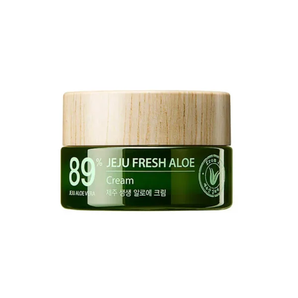 Увлажняющий крем для лица с алоэ The Saem Jeju Fresh Aloe Cream