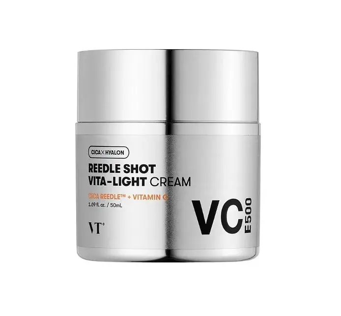 Осветляющий крем с микроиглами и витамином C VT Cosmetics Reedle Shot Vita-light Cream Осветляющий крем с микроиглами и витамином C VT Cosmetics Reedle Shot Vita-light Cream