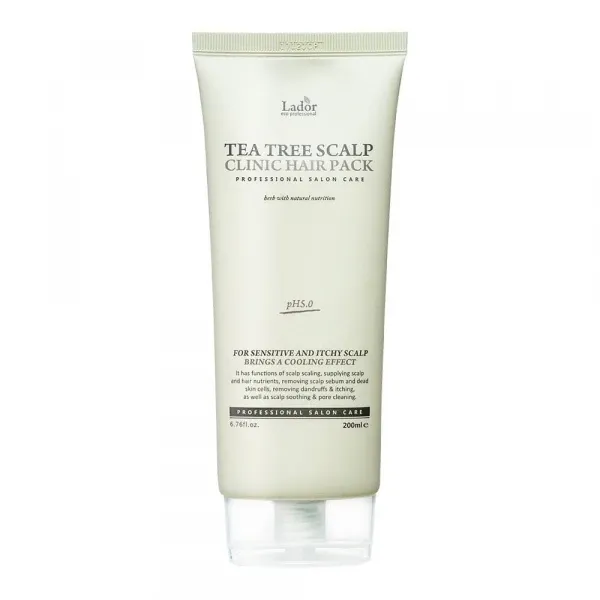 Маска-пилинг для кожи головы и волос с чайным деревом Lador Tea Tree Scalp Hair Pack