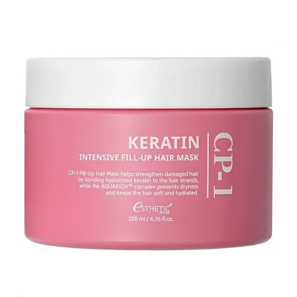 Маска кератиновая для восстановления волос Esthetic House CP-1 Keratin Intensive Fill-up Hair Mask