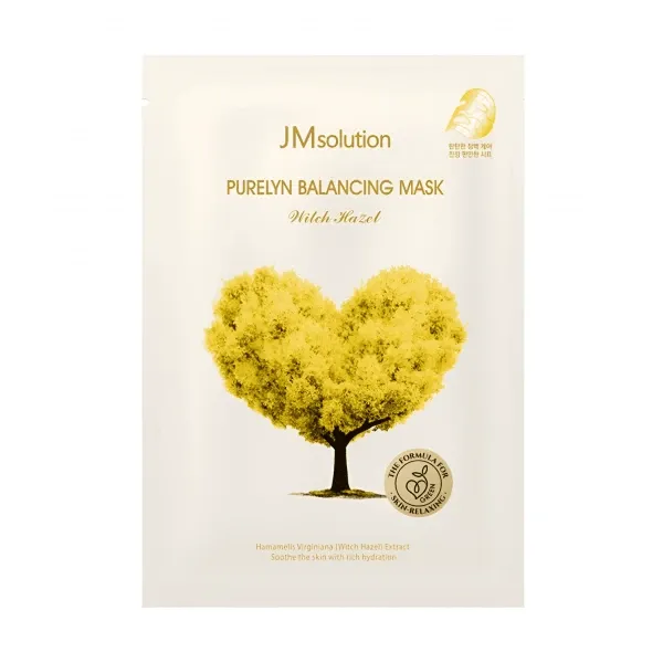 Смягчающая тканевая маска с аллантоином и бифидобактериями JMsolution Purelyn Intense Mask Plus Allantoin
