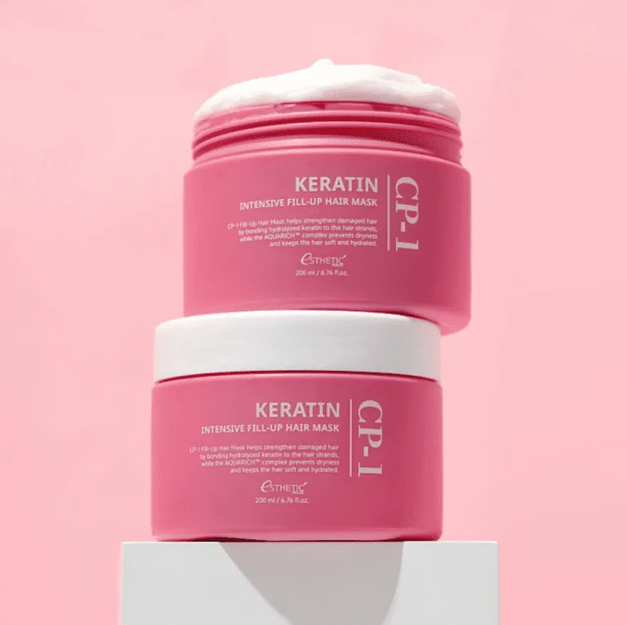 Маска кератиновая для восстановления волос Esthetic House CP-1 Keratin Intensive Fill-up Hair Mask Esthetic House CP-1 Keratin Intensive Fill-up Hair Mask 2