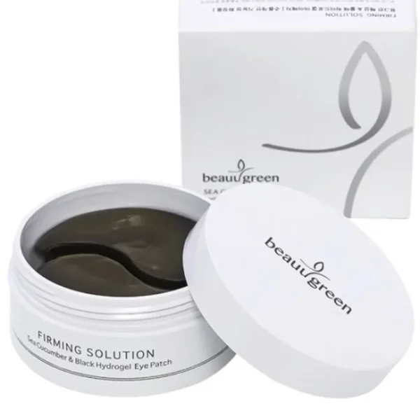 Противоотечные патчи с морским огурцом BeauuGreen Sea Cucumber&Black Hydrogel Eye Patch