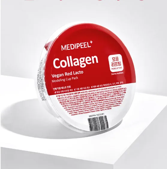 Омолаживающая альгинатная маска с коллагеном MEDIPEEL Collagen Vegan Red Lacto Modeling Cup Pack MEDIPEEL Collagen Vegan Red Lacto Modeling Cup Pack 3