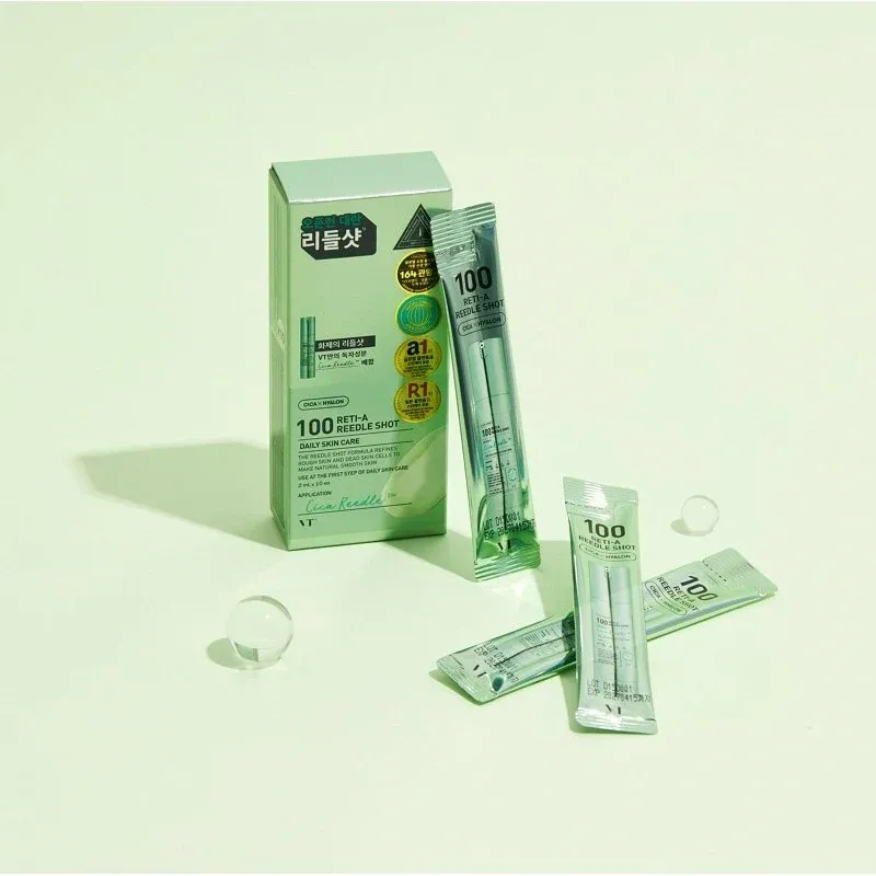 Интенсивная бустер-сыворотка с микроиглами и ретинолом VT Cosmetics Reti-A Reedle Shot 100 VT Cosmetics Reti-A Reedle Shot 100 4