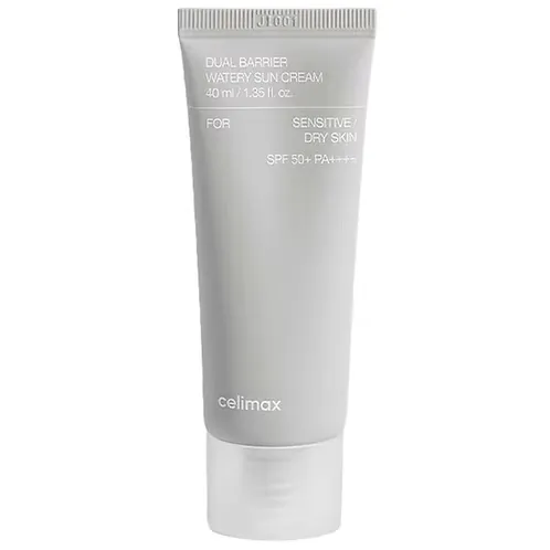 Солнцезащитный крем для чувствительной кожи с церамидами Celimax Dual Barrier Watery Sun Cream SPF50+PA++++