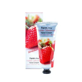 FarmStay Visible Difference Hand Cream Strawberry 2